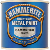 Image for Hammerite Silver Grey Hammered Finish 250 ml