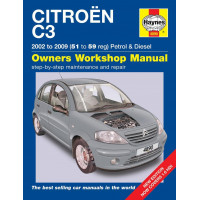 Image for Haynes Manual Citroën C3 Petrol & Diesel (02 - 09) 51 to 59