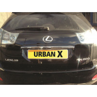 Image for Urban X Chromed Metal Number Plate Holder