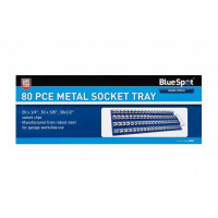 Image for BlueSpot 80PCE Metal Socket Tray