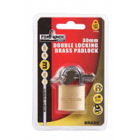 Image for Fort Knox 30mm Double Locking Brass Padlock