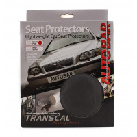 Image for Lightweight Car Seat Protectors - Grey Front Pair