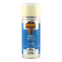 Image for Hycote Double Acrylic Citroen Alpine White Spray Paint
