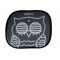 Image for Pop Up Owl Motif Sunshades - Twin Pack