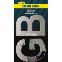 Image for Chrome Self Adhesive Badge GB