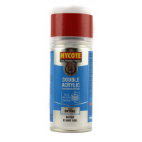 Image for Hycote Double Acrylic Rover Flame Red Spray Paint