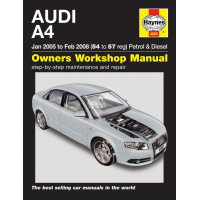 Image for Audi A4 Manual (Haynes) Petrol & Diesel - 05 to 08, 54 to 57 reg (4885)