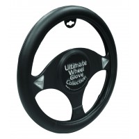 Image for Black / White stitching Steering Wheel Glove