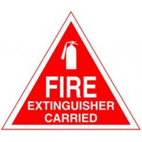 Image for Self Adhesive Fire Extinguisher On Board Sticker