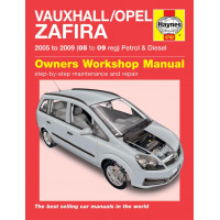 Image for Vauxhall Zafira Manual (Haynes) Petrol & Diesel - 05 to 09 reg (4792)