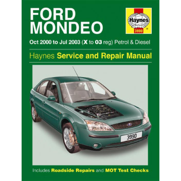 Image for Ford Mondeo Manual (Haynes) Petrol and Diesel - 00 to 03, X to 03 reg (3990)
