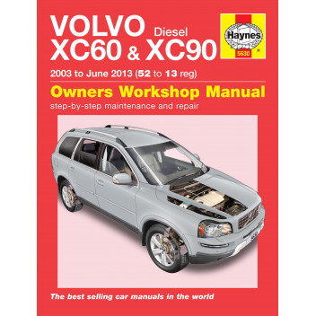 Image for Volvo XC60 & XC90 Manual (Haynes) Diesel - 03 to June 13, 52 to 13 reg (5630)