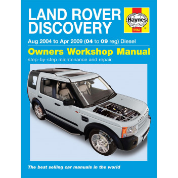 Image for Land Rover Discovery Manual (Haynes) Diesel - 04 to 09 reg (5562)