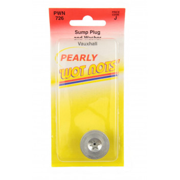 Image for Pearly Wot Not Sump Plug & Washer - Vauxhall