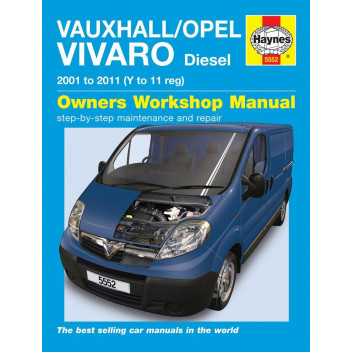 Image for Vauxhall Vivaro Manual (Haynes) Diesel - 01 to 11, Y to 11 reg (5552)