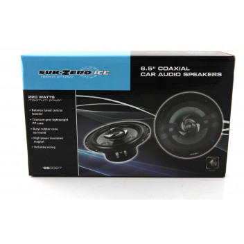 Image for Sub Zero Ice 6.5 Inch Coaxial Car Audio Speakers