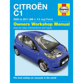 Image for Citroën C1 Manual (Haynes) Petrol - 05 to 11 reg (4922)