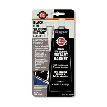 Image for Black RTV Silicone Instant Gasket 85 g Tube
