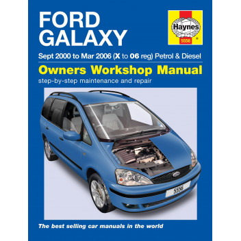 Image for Ford Galaxy Manual (Haynes) Petrol & Diesel - 00 to 06 , X to 06 reg (5556)