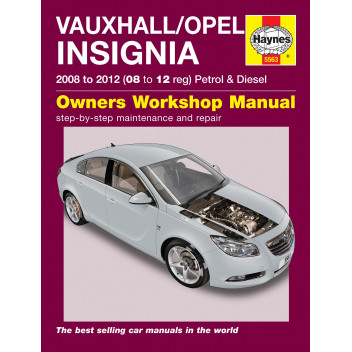 Image for Vauxhall Insignia Manual (Haynes) Petrol & Diesel - 08 to 12 reg (5563)