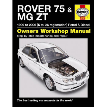 Image for Rover 75 Manual (Haynes) MG ZT Petrol & Diesel - 99 to 06, S to 06 reg (4292)