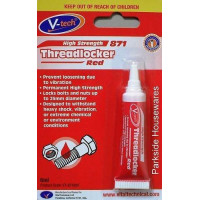 Image for V-tech Threadlock Red High Strength 6 ml