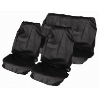 Image for Seat Protector Set Water Resistant Nylon - Black