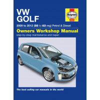 Image for Volkswagen Golf Manual (Haynes) Petrol & Diesel - 09 to 12, 58 to 62 reg (5633)
