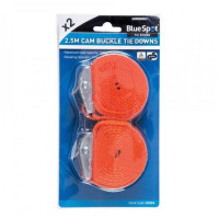 Image for Blue Spot Twin Pack 2.5m Cam Buckle Tie Downs