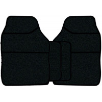 Image for Velour Carpet 4 Pce Mat Set Black / Black Binding