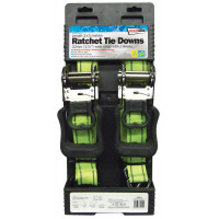 Image for Streetwize Ratchet Tie Downs With Rubber Handles
