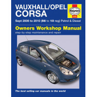 Image for Vauxhall Corsa Manual (Haynes) Petrol & Diesel - 06 to 10, 56 to 10 reg (4886)