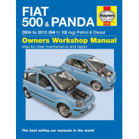 Image for Fiat 500 Manual (Haynes) & Panda  Petrol & Diesel - 04 to 12 reg (5558)