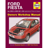 Image for Ford Fiesta Manual (Haynes) Petrol & Diesel - 02 to 08, 02 to 58 reg (4170)