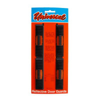 Image for Universal Door Guards With Reflector Long Black