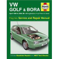 Image for VW Golf Manual (Haynes) Bora Petrol and Diesel - 98 to 00, R to X reg (3727)