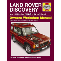 Image for Land Rover Discovery Manual (Haynes) Diesel - 98 to 04, S to 04 reg (4606)