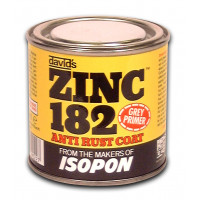 Image for davids isopon zinc 182 anti rust primer 250ml tin