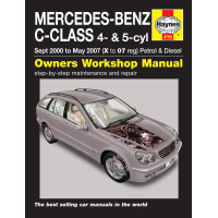 Image for Mercedes C-Class Manual (Haynes) Petrol & Diesel - 00 to 07, X to 07 reg (4780)