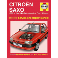 Image for Citroen Saxo Manual (Haynes) Petrol and Diesel - 96 to 04, N to 54 reg (3506)