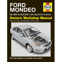 Image for Ford Mondeo Manual (Haynes) Petrol & Diesel - 07 to 12, 07 to 61 reg (5548)