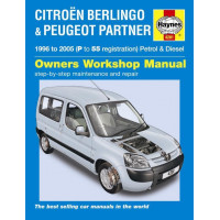 Image for Citroen Berlingo Manual (Haynes) & Peugeot Partner Petrol & Diesel (96 - 10) P to 60 reg (4281)