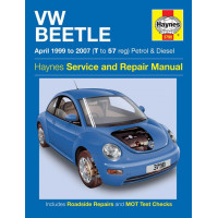 Image for Volkswagen Beetle Manual (Haynes) Petrol and Diesel - 99 to 07, T to 57 reg (3798)