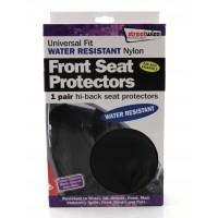 Image for Water Resistant Seat Protectors Lightweight Front Pairs - Black