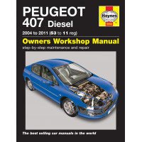 Image for Peugeot 407 Manual (Haynes) Diesel - 04 to 11, 53 to 11 reg (5550)