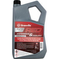 Image for Granville Rapid Cool Red Antifreeze 5 Litre Bottle