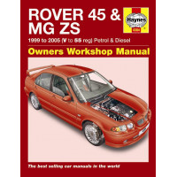 Image for Rover 45 Manual (Haynes) & MG ZS Petrol & Diesel - 99 to 05, V to 55 reg (4384)