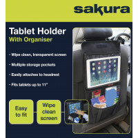 Image for Seat Back Tablet Holder With Organiser