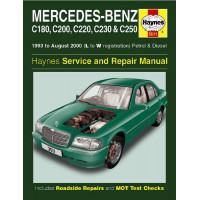 Image for Mercedes C-Class Manual (Haynes) Petrol and Diesel - 93 to Aug 00, L to W reg (3511)