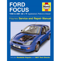 Image for Ford Focus Manual (Haynes) Petrol and Diesel - 98 to 01, S to Y reg (3759)